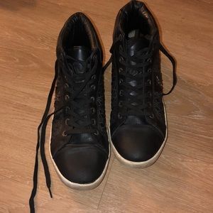 Black sneakers